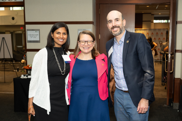 Alumni at Leadership Center of Arlington reception